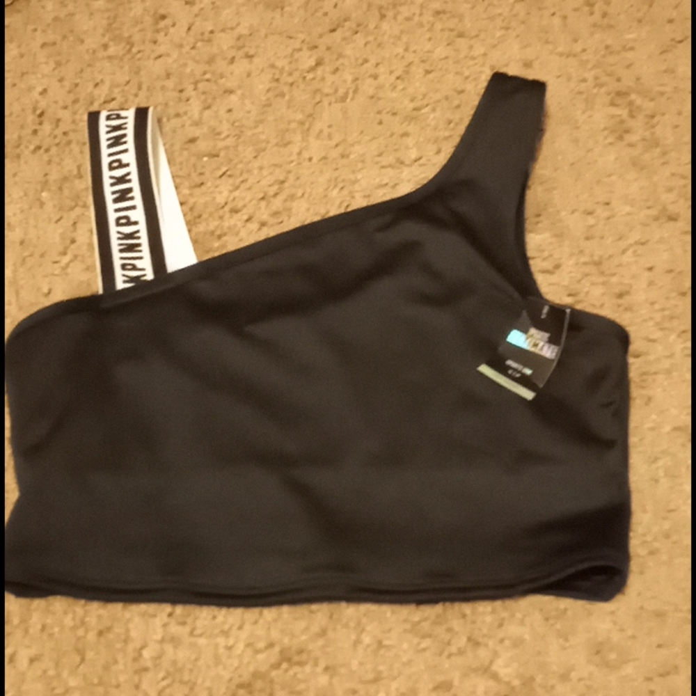 Pink sport bra